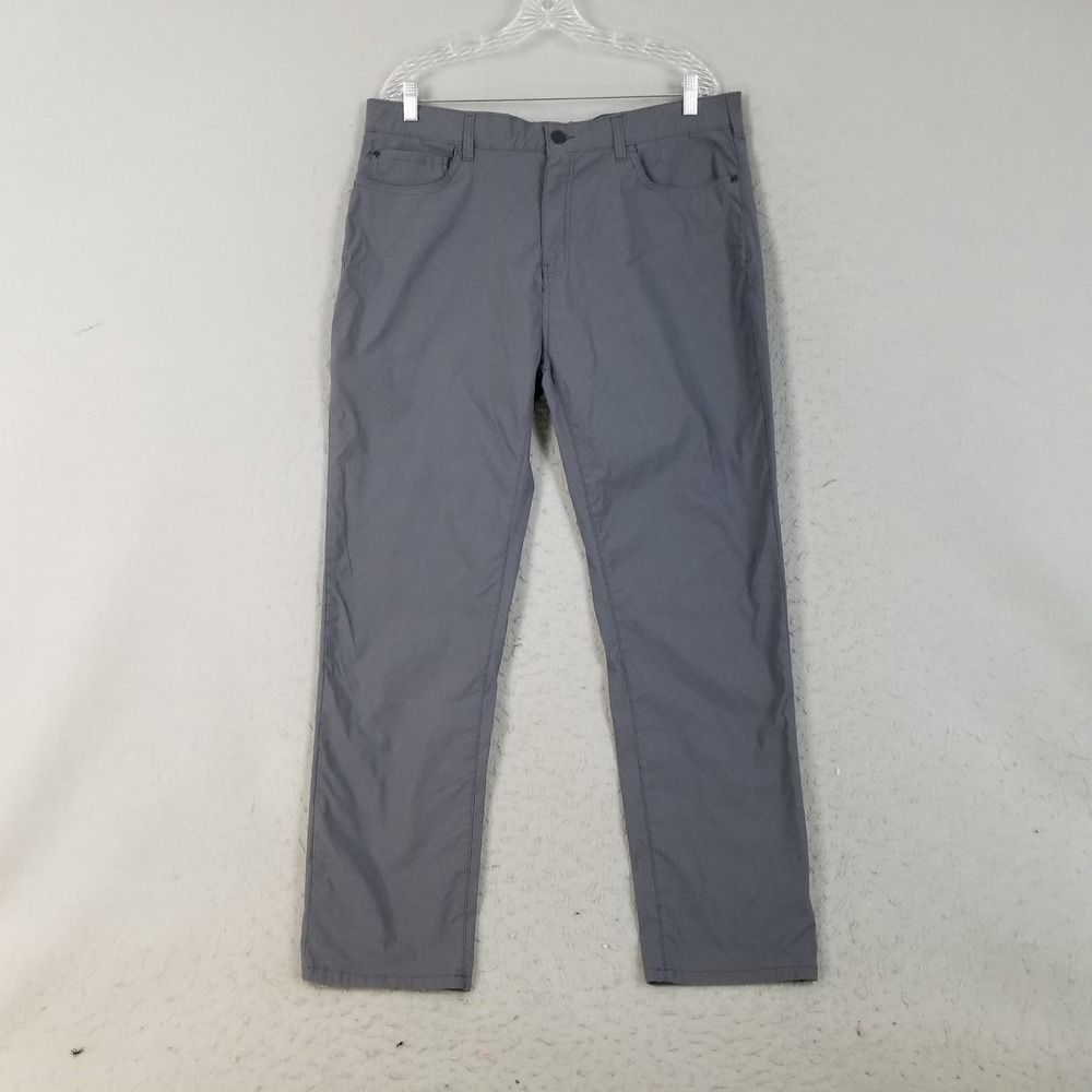 Free Country Denali Pant Mens 38x32 Gray Straight Fit Nylon Spandex Hiking
